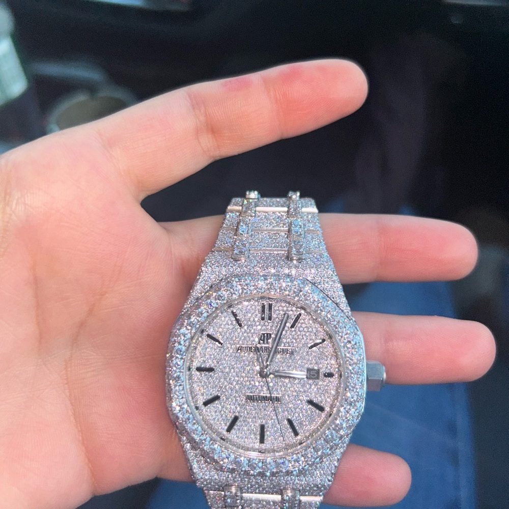 Audemars Piguet Glittering Silver Watch